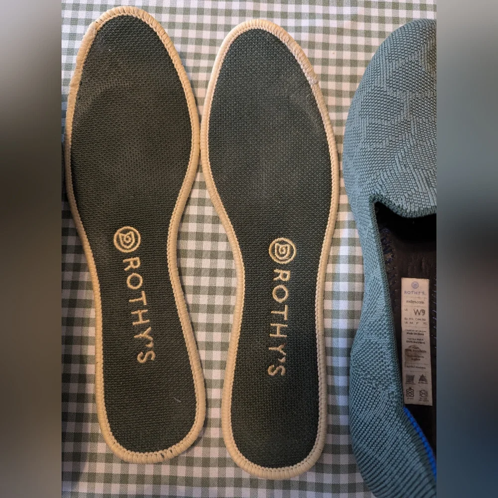 Rothy's The Loafer Safari Green Slip On Women's Size 9 - Picture 2 of 4